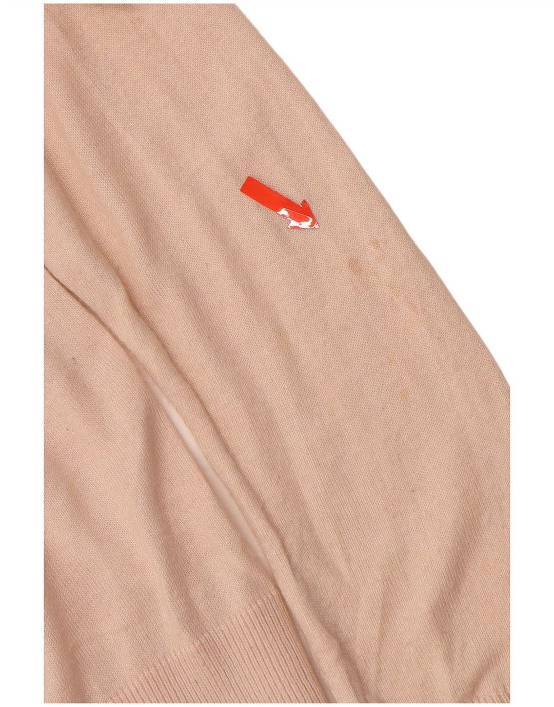 ZARA Jersey Cárdigan Mujer UK 42 Algodón Beige Medio