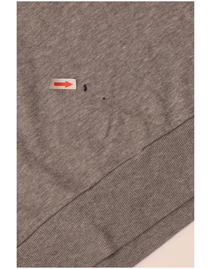 Jack & Jones Hombre Sudadera Con Capucha Jersey De Algodón Moteado Gris Medio