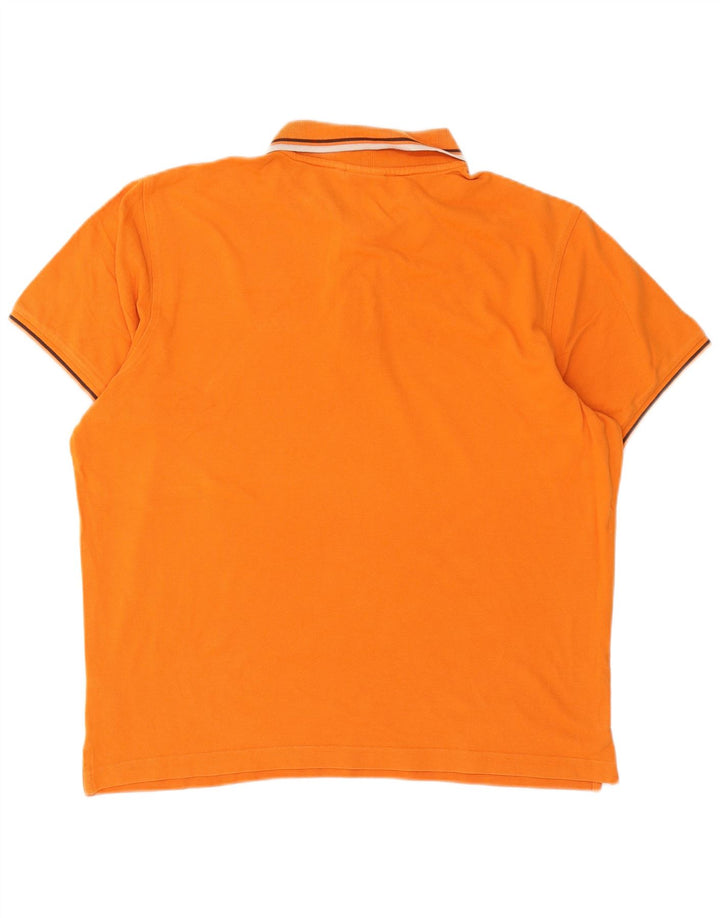 LOTTO Polo Hombre Grande Naranja Algodón