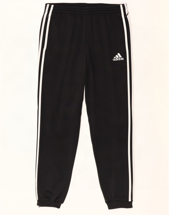 Adidas Pantalones de chándal para hombre Joggers UK 40/42 Medium Negro Poliéster