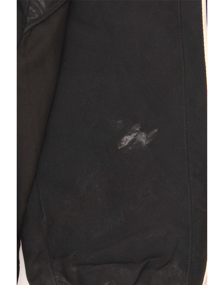 Umbro Hombre Chándal Top Chaqueta Grande Negro Geométrico Poliéster