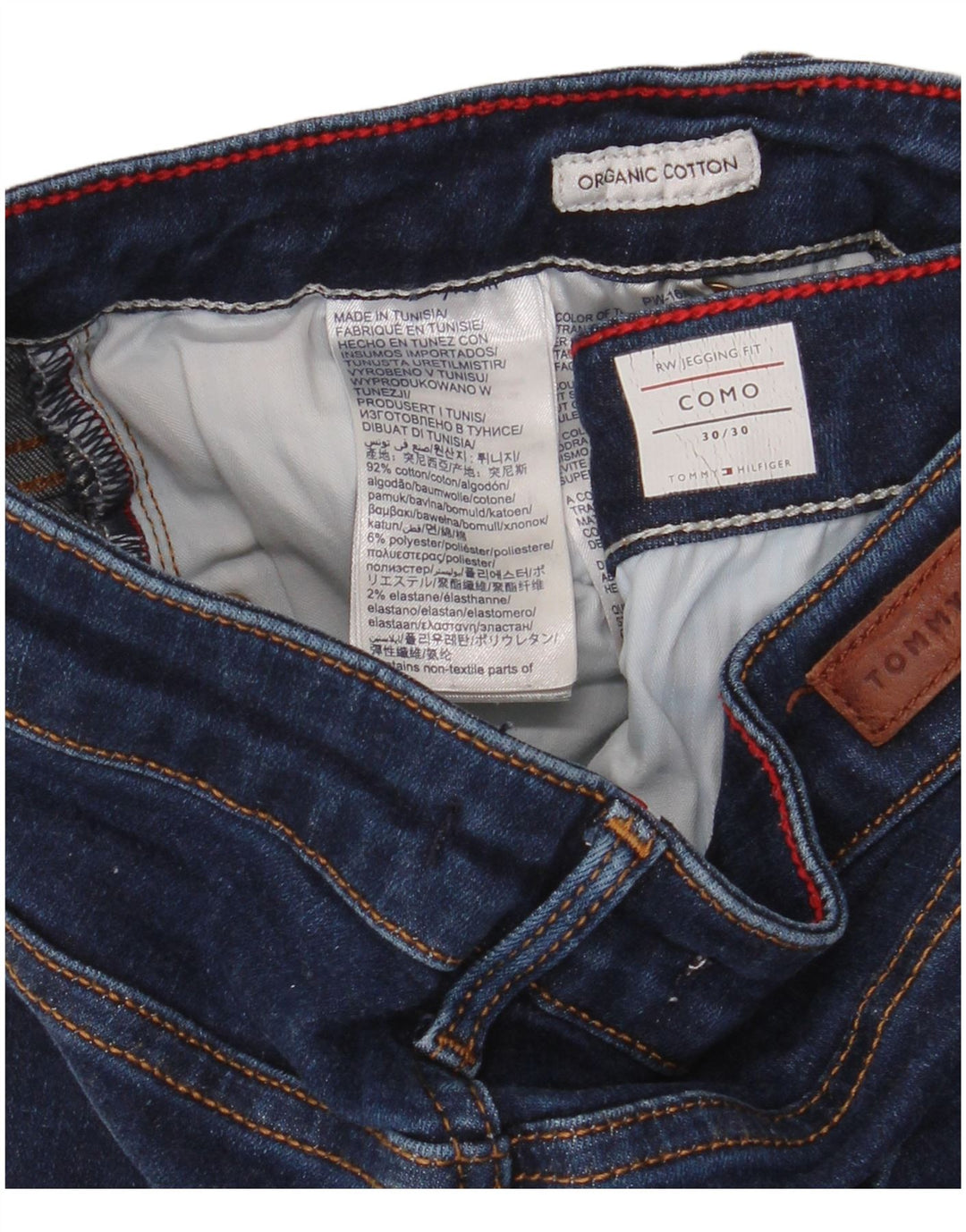 TOMMY HILFIGER Vaqueros Como Jegging para mujer W30 L30 Algodón azul marino