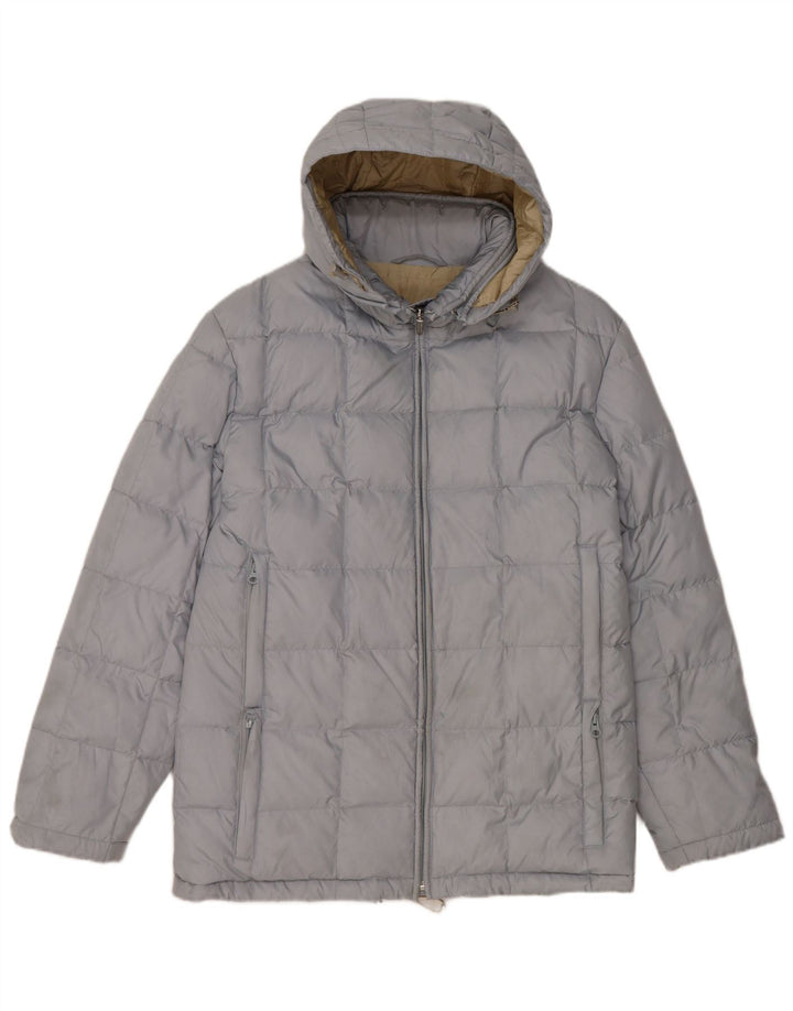 Paul & Shark Chaqueta acolchada con capucha para mujer UK 44 Azul medio