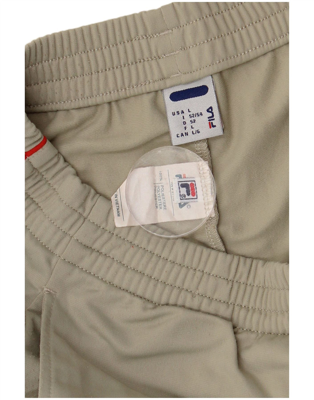 Fila Pantalón De Chándal Para Hombre Grande Verde Poliéster