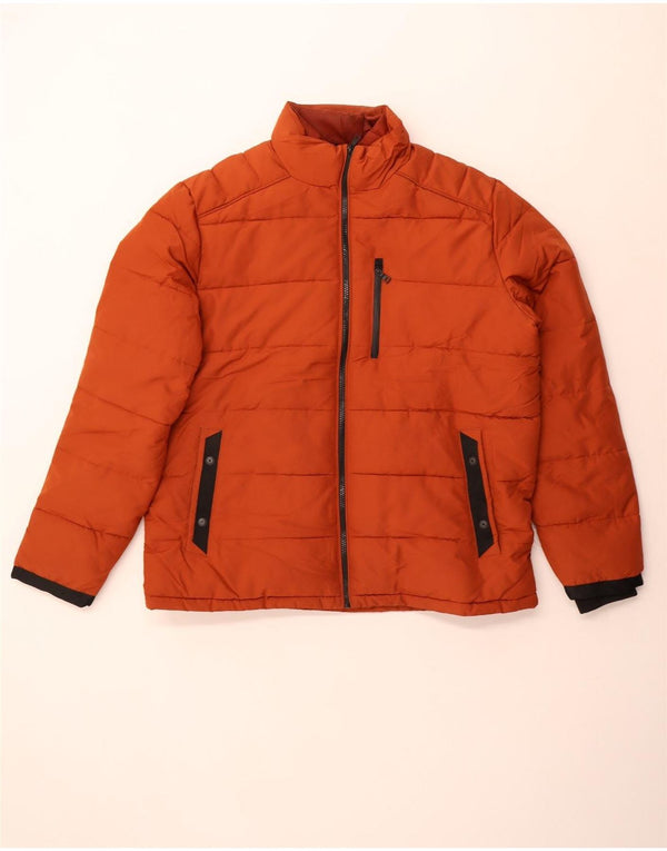 Marks & Spencer Chaqueta acolchada para hombre UK 42 XL Marrón Poliéster