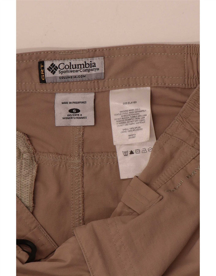 Columbia Shorts Cargo Mujer Pequeños W26 Nylon Beige