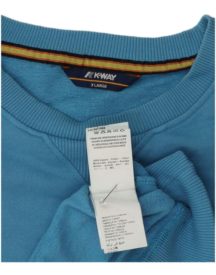 K-Way Sudadera Hombre Jumper XL Azul Algodón