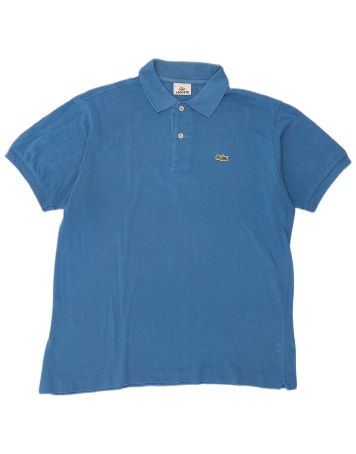 Polo Lacoste para hombre talla 5 grande algodón azul