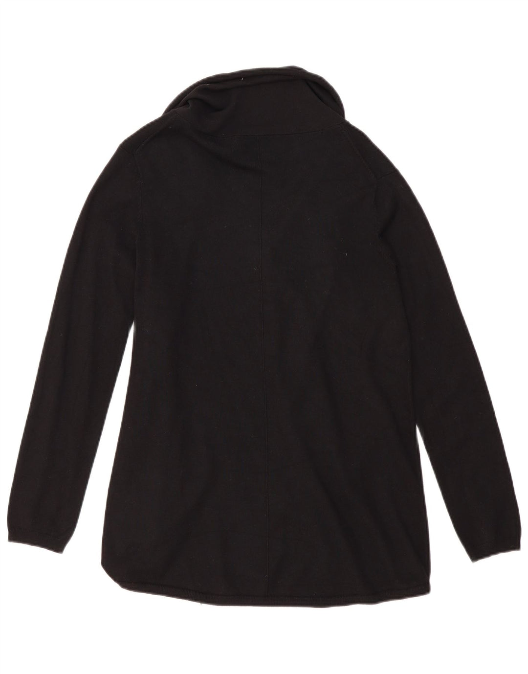 Zara - Cárdigan abierto para mujer, talla 40, talla grande, viscosa negra