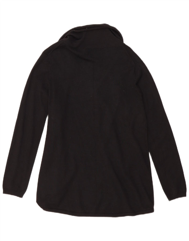 Zara - Cárdigan abierto para mujer, talla 40, talla grande, viscosa negra