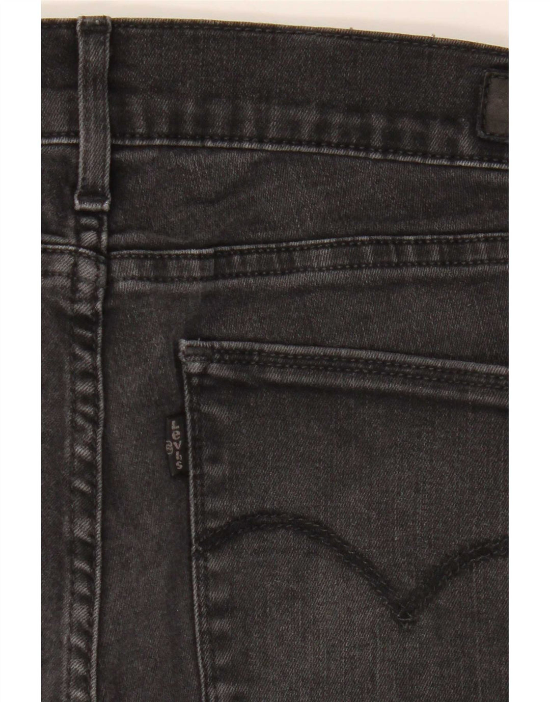 Levi's Vaqueros Pitillo Mujer W32 L32 Algodón Negro