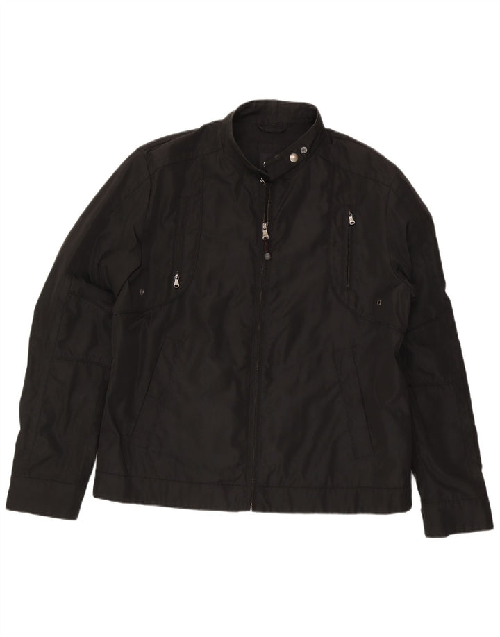 Hugo Boss Chaqueta Bomber para Hombre EU 54 2XL Poliéster Negro