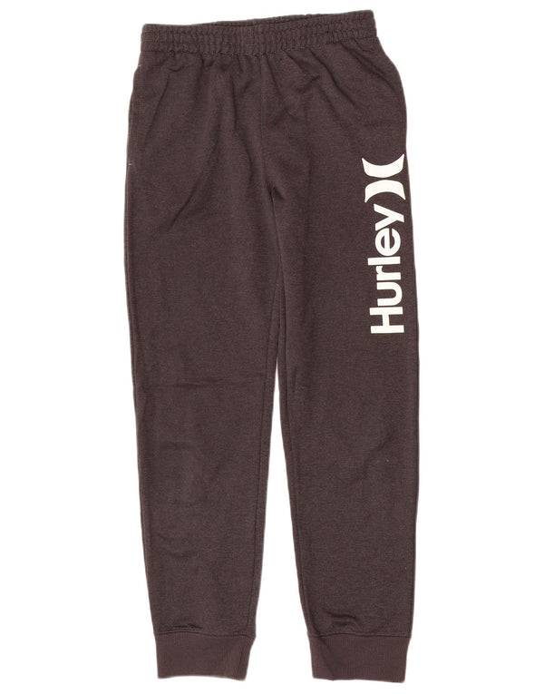 Hurley Boys Graphic Chándal Pantalones Joggers 12-13 Años Grande Gris