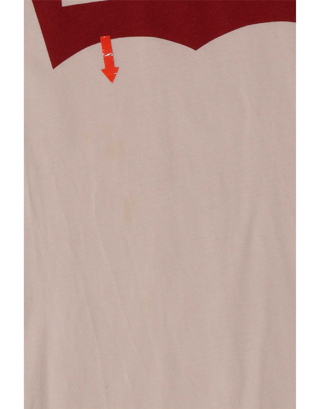Levi's Camiseta estampada de corte regular para hombre Top pequeño de algodón blanco con logo