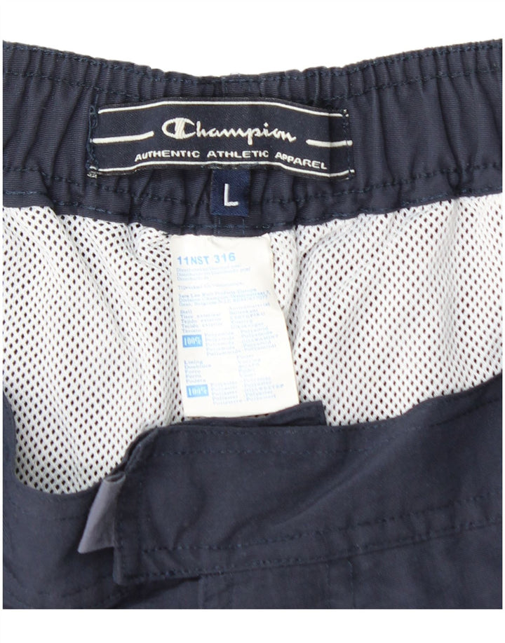 CHAMPION Bañador para hombre, talla grande, color azul marino, poliamida
