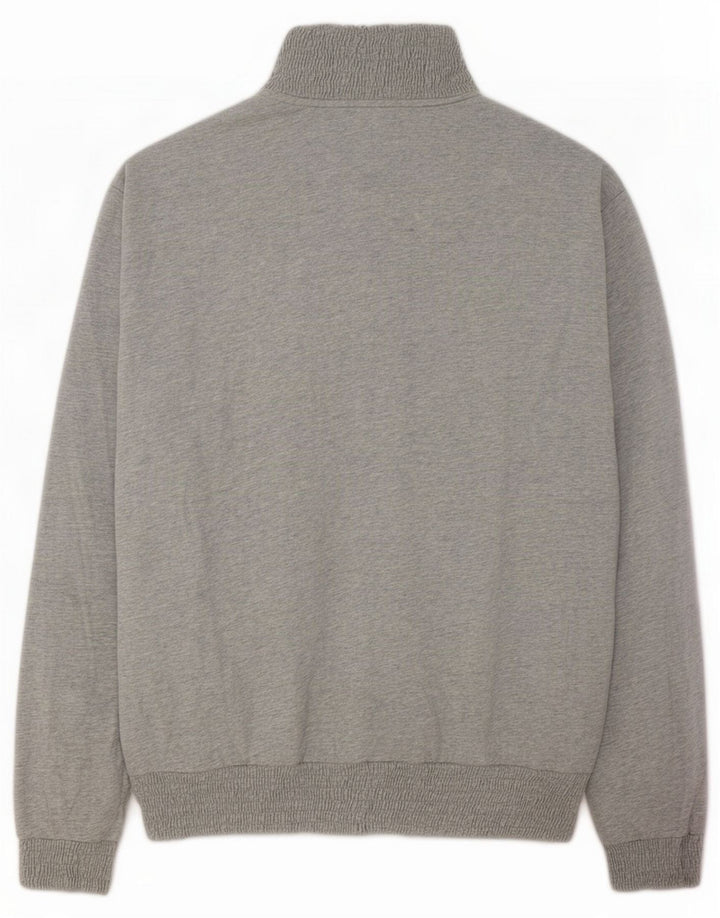 Freddy Chaqueta superior de chándal para hombre Algodón moteado gris medio