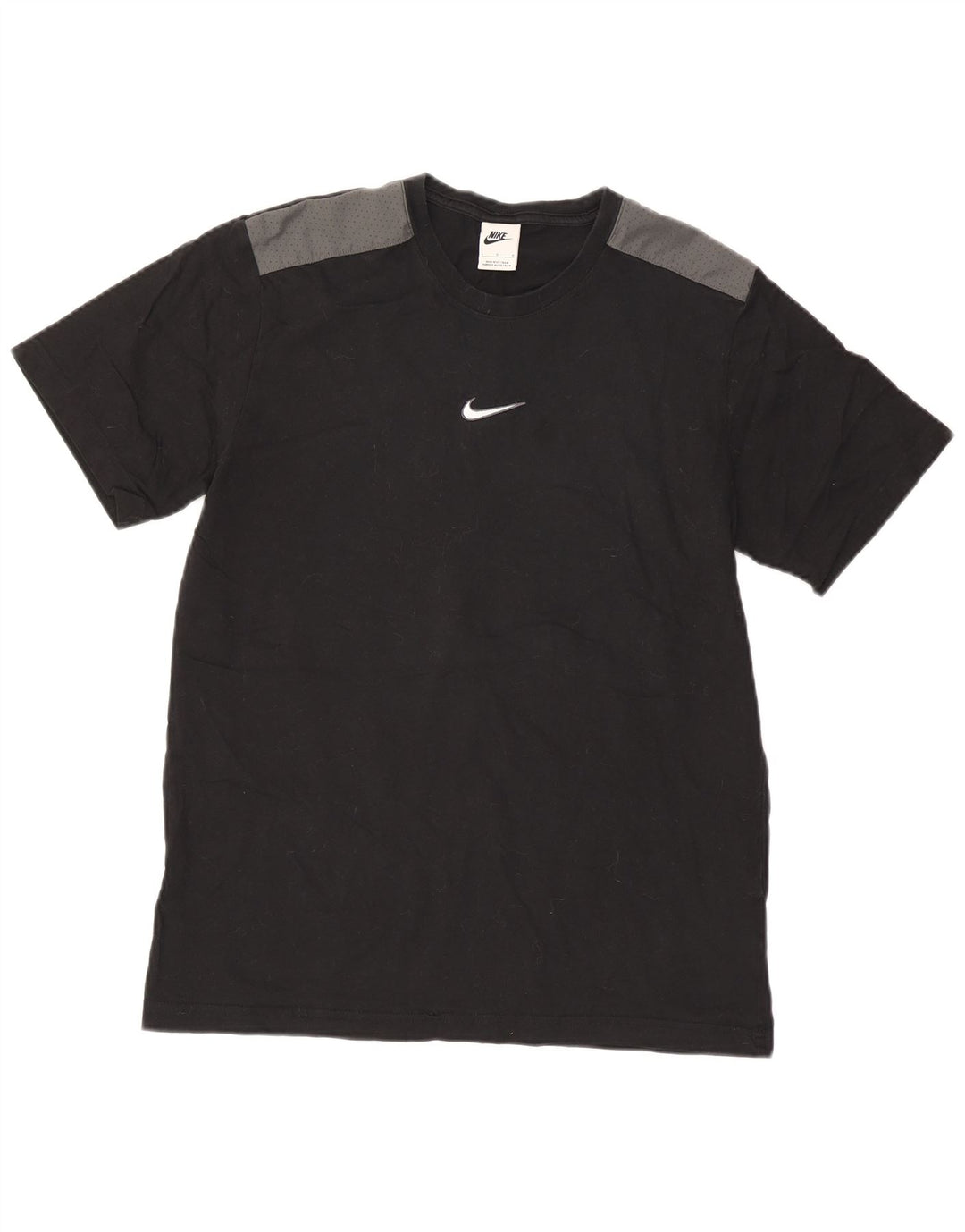 Nike - Camiseta para hombre, talla grande, color negro, algodón