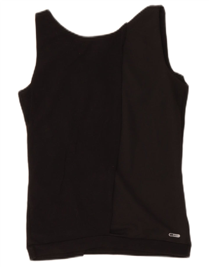 Puma Mujer Chaleco Top UK 10 Pequeño Negro