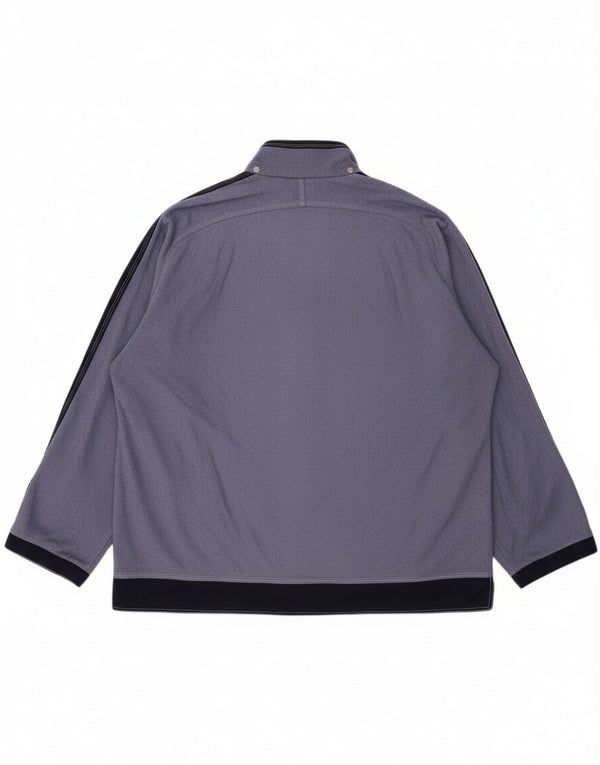 Diadora Mujer Oversize Chándal Top Chaqueta ES 40 XL Azul Colorblock