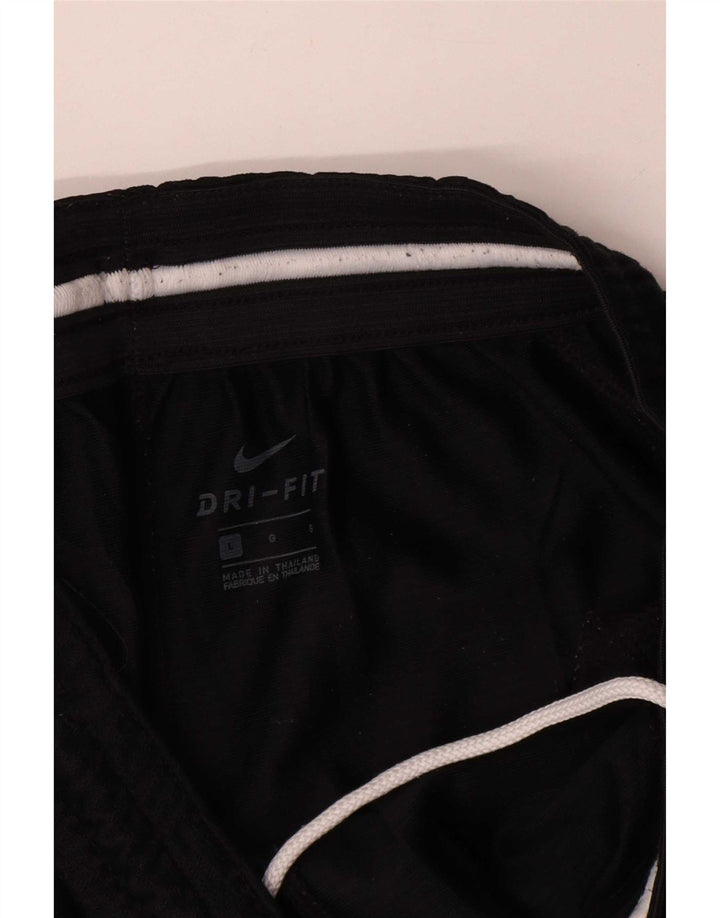 Nike Dri Fit Graphic - Pantalones cortos deportivos para hombre (poliéster), color negro