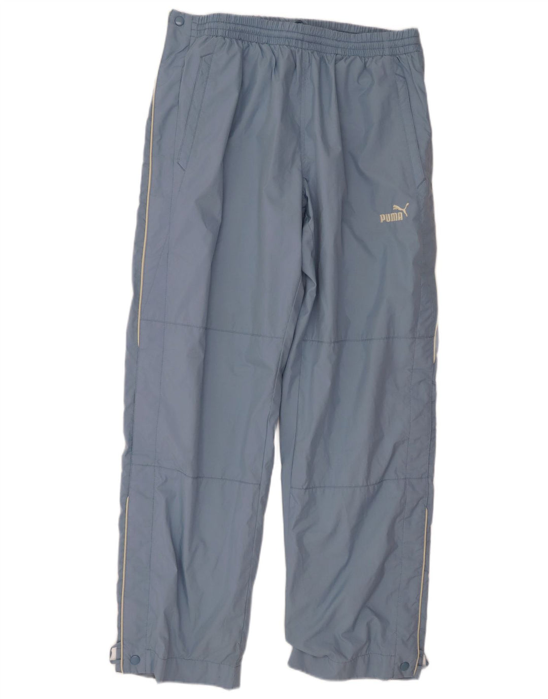 Pantalones de chándal PUMA para hombre, poliéster azul grande