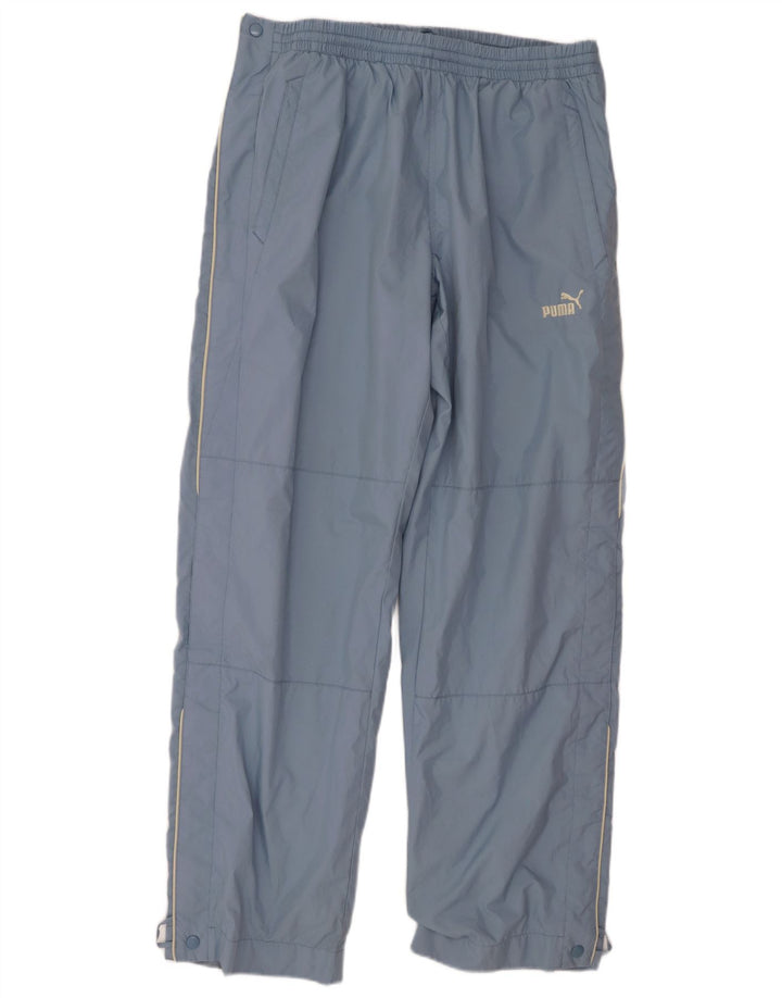 Pantalones de chándal PUMA para hombre, poliéster azul grande