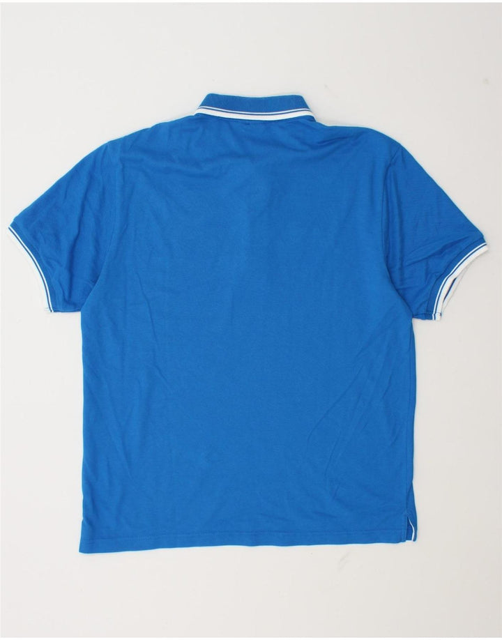 Champion Polo Gráfico Para Hombre De Algodón Azul Medio