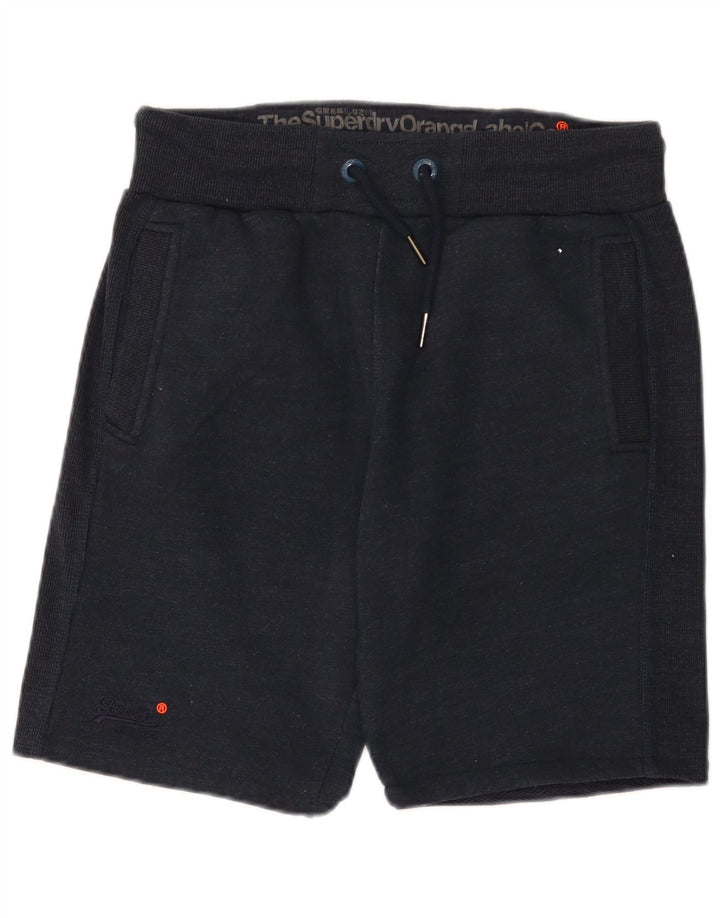 Superdry Shorts deportivos ajustados para hombre Poliéster azul marino medio