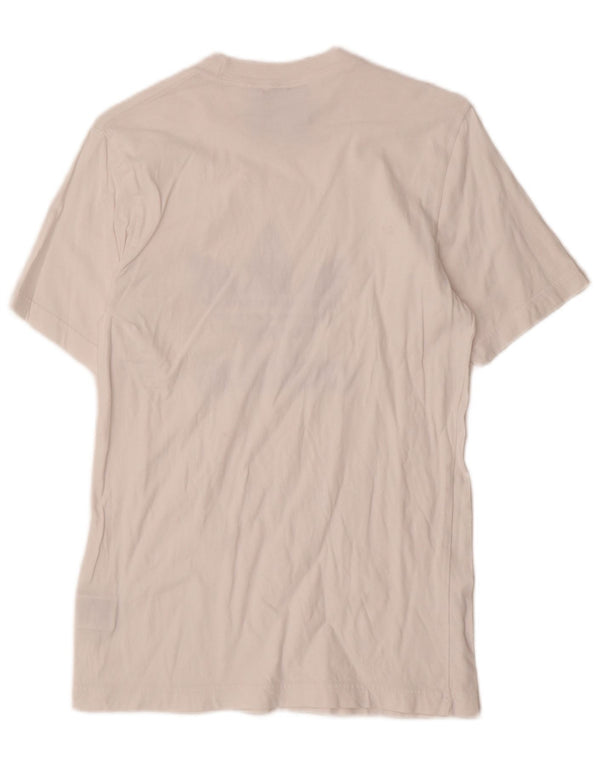 Adidas Hombre Camiseta Gráfica Top XS Algodón Blanco