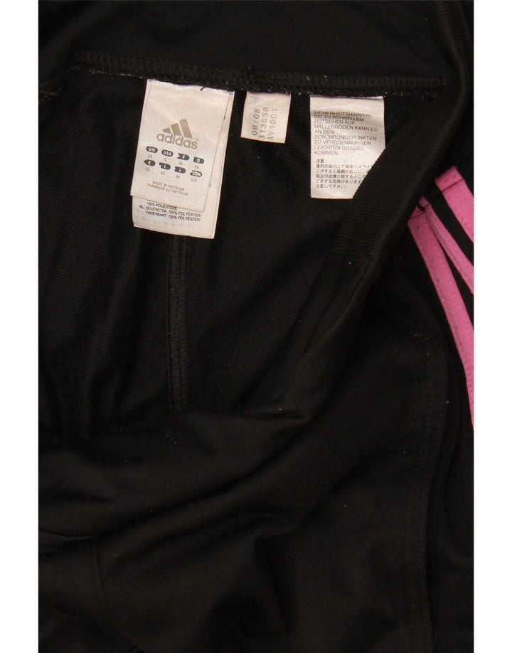 Adidas Pantalones de chándal para mujer UK 10 Small Black Poliéster