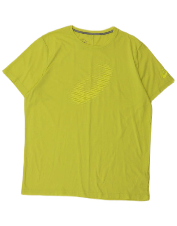 Asics Camiseta Gráfica Hombre Top XL Poliéster Verde