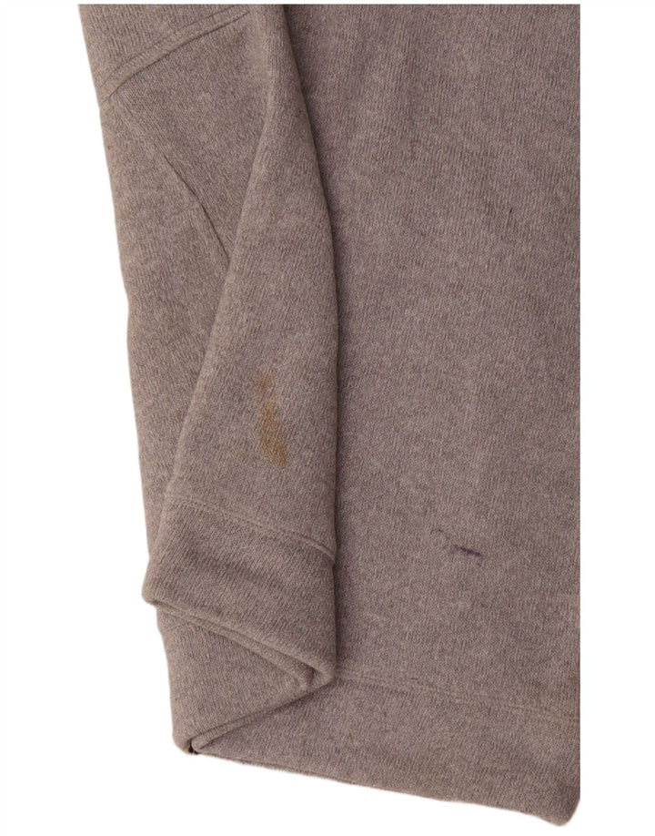 BILLABONG Suéter con capucha sin mangas y cremallera para hombre Pequeño poliéster gris