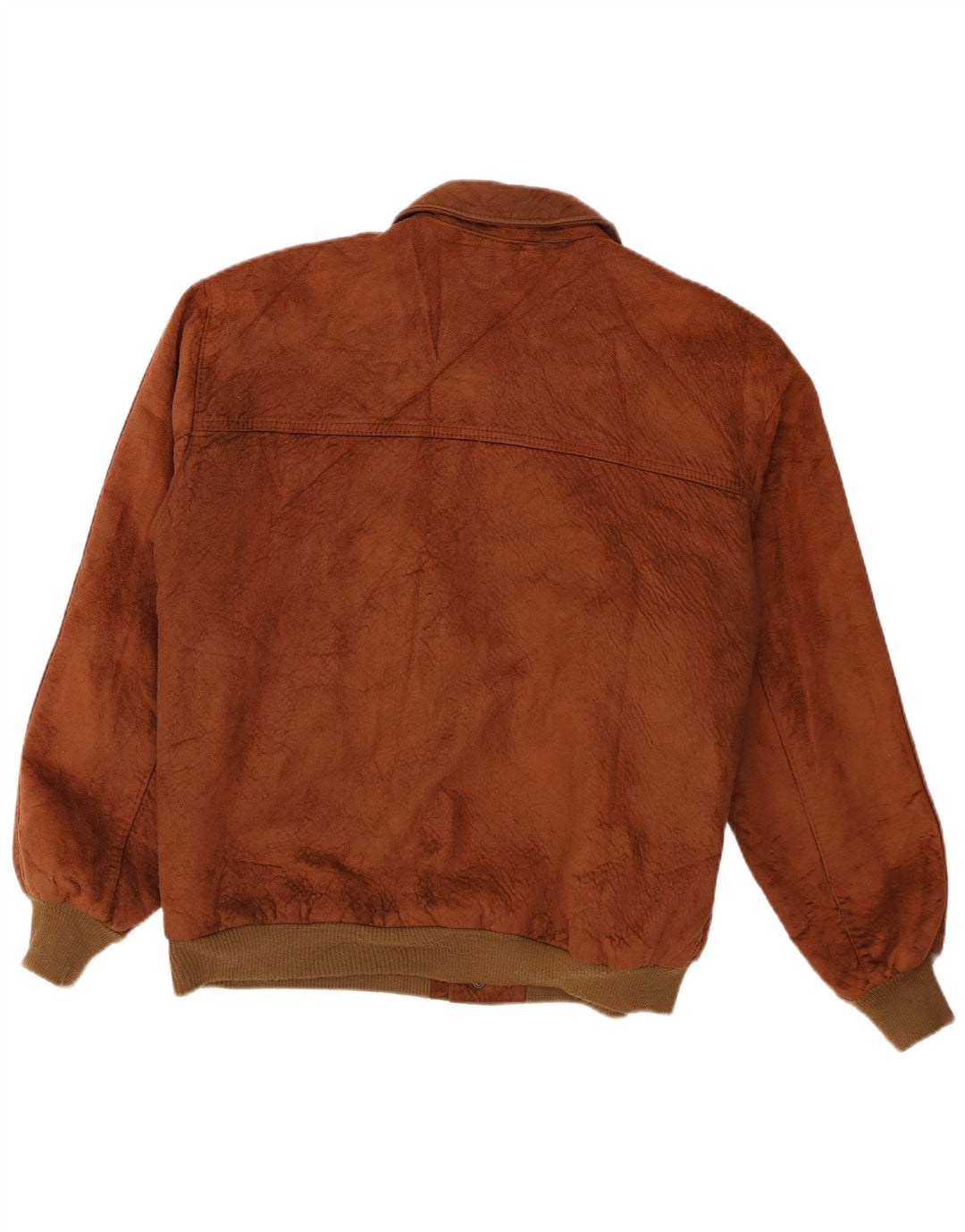 Chaqueta Bomber de ante para hombre de Alta Moda UK 42 XL Marrón