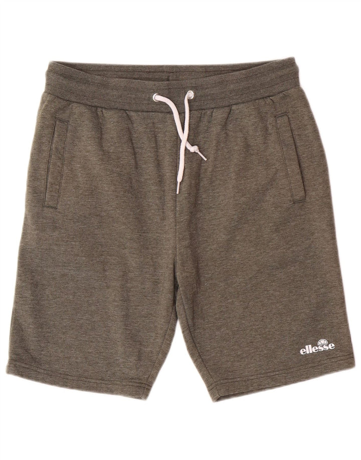 Ellesse Hombre Pantalones Cortos Deportivos Algodón Caqui Medio