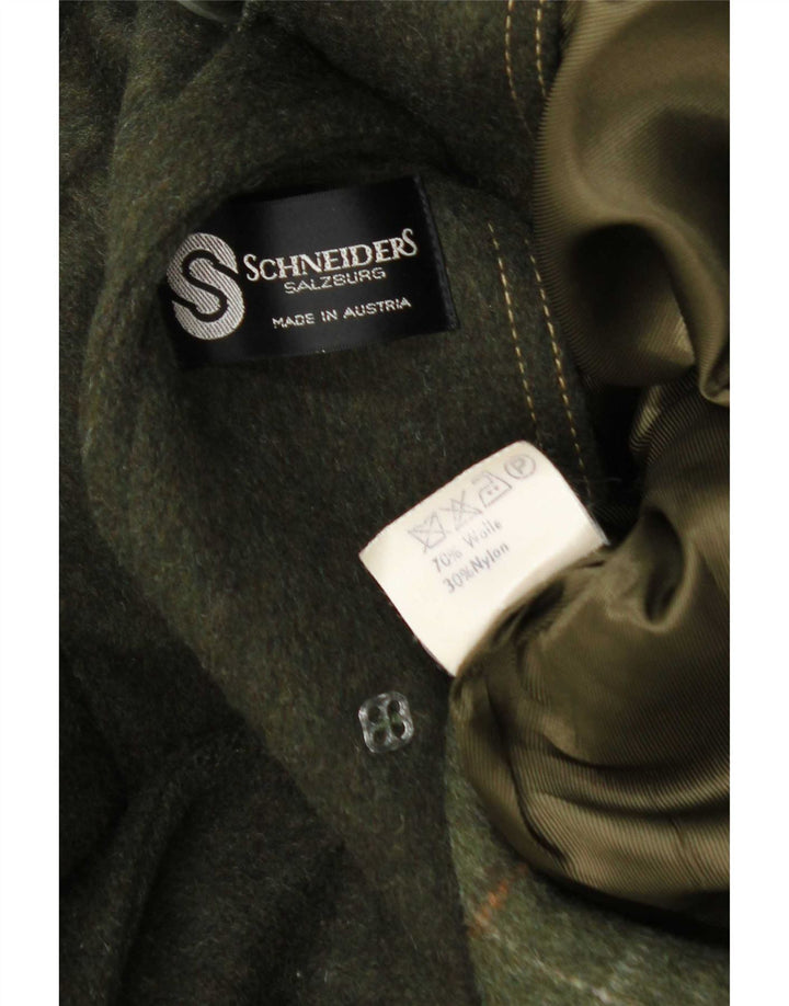 Abrigo Schneiders para hombre UK 38 Lana caqui mediana
