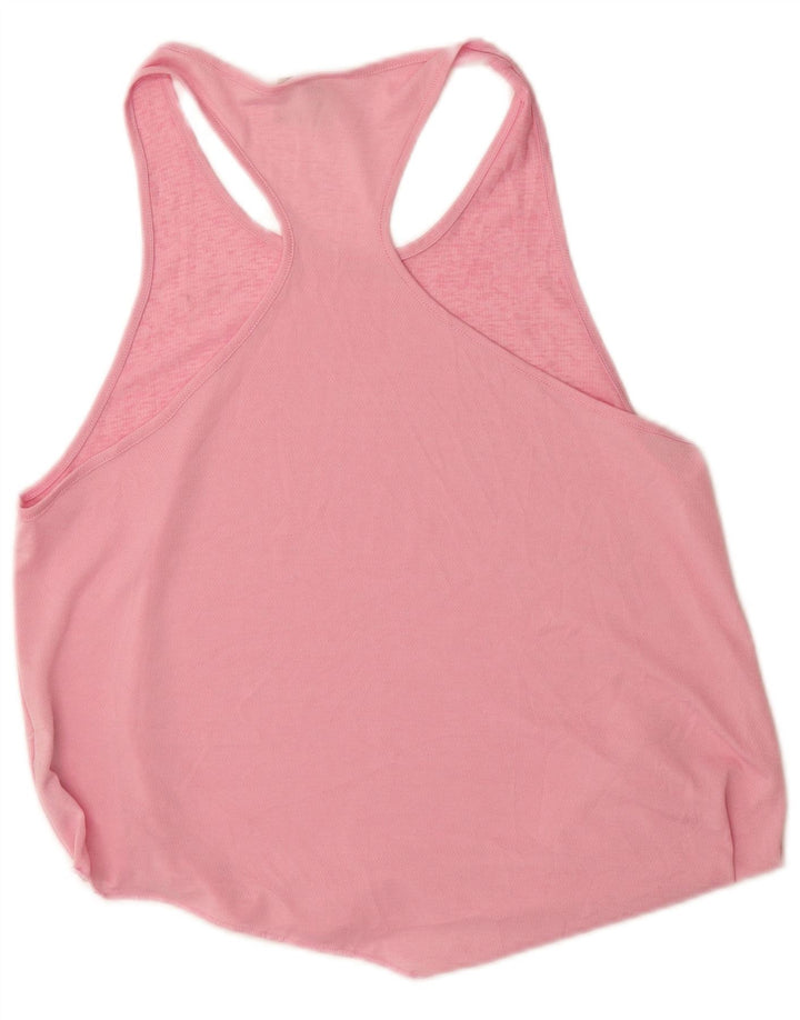 Puma Mujer Chaleco Top UK 16 Grande Rosa Poliéster