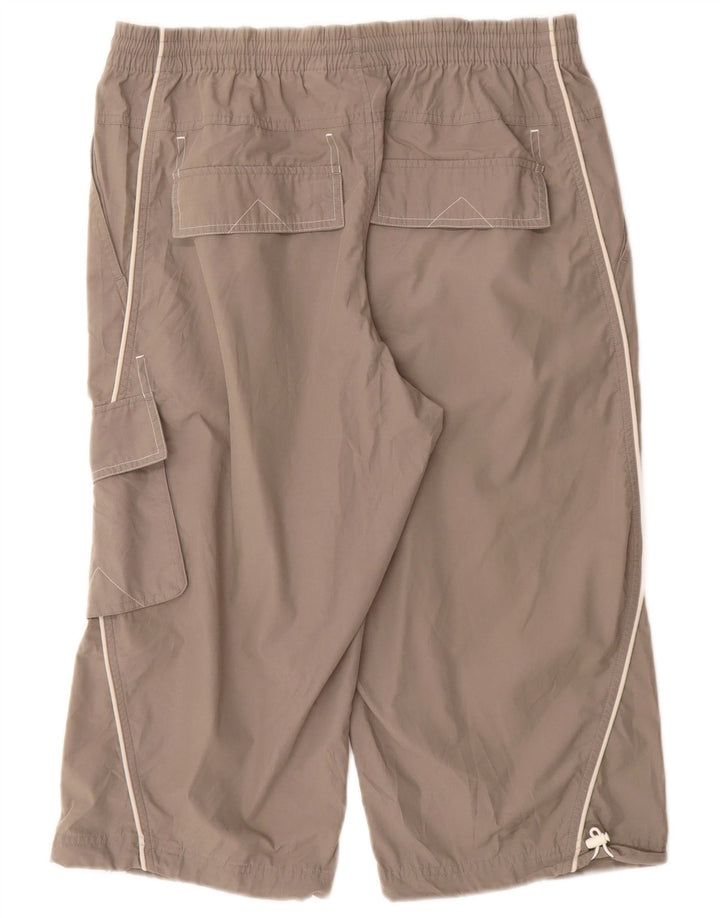 Adidas Hombre Capri Cargo Pantalones De Chándal Gris Medio Poliéster