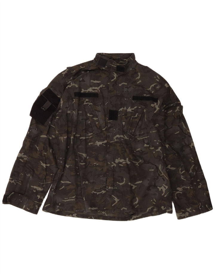 Kombat Camisa militar para hombre 2XL Gris Camuflaje Poliéster