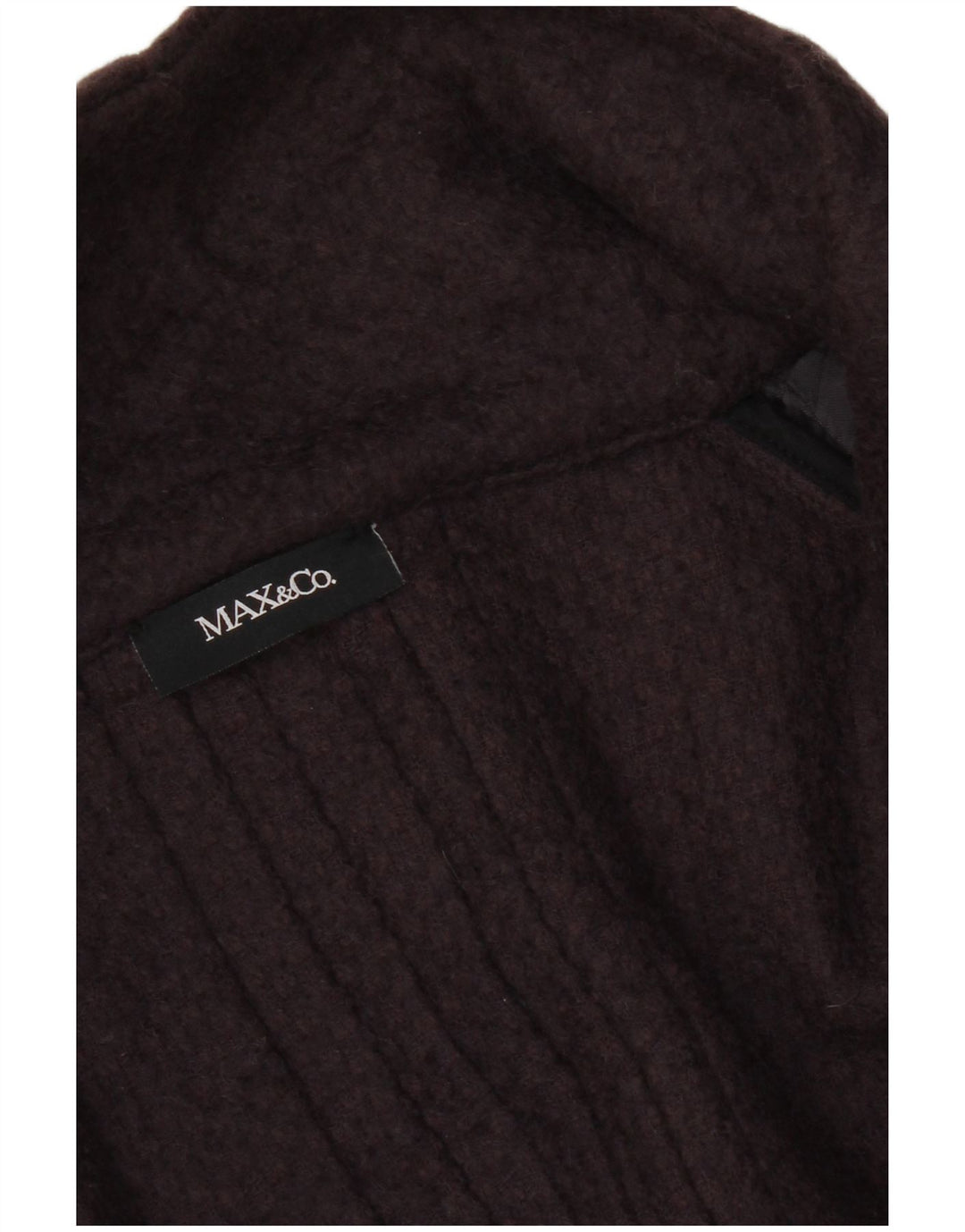 Max & Co. Abrigo de manga corta para mujer UK 44 Medio Púrpura