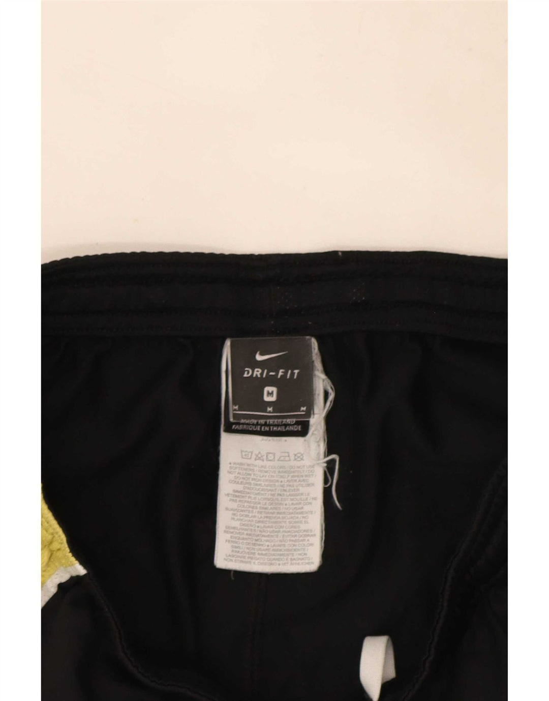 Pantalones cortos deportivos Nike Dri Fit para hombre Poliéster color block negro mediano
