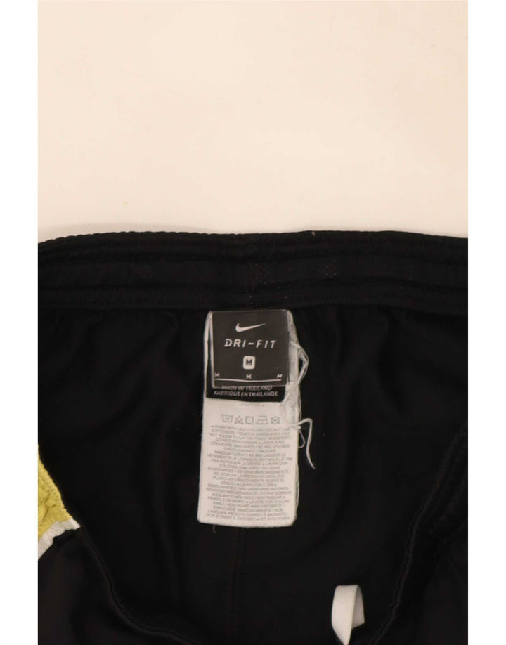 Pantalones cortos deportivos Nike Dri Fit para hombre Poliéster color block negro mediano