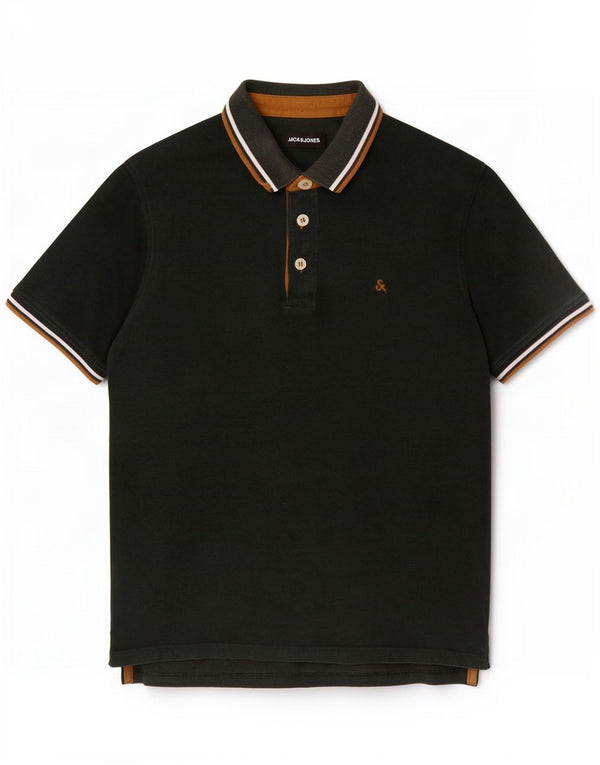 Polo Jack & Jones Hombre Small Verde Algodón