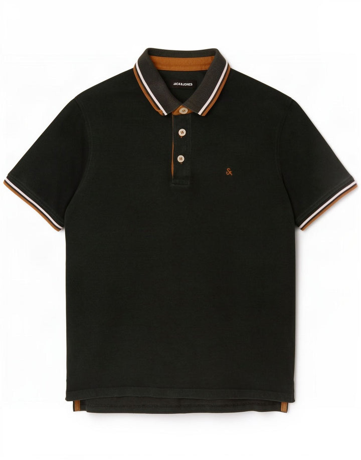 Polo Jack & Jones Hombre Small Verde Algodón