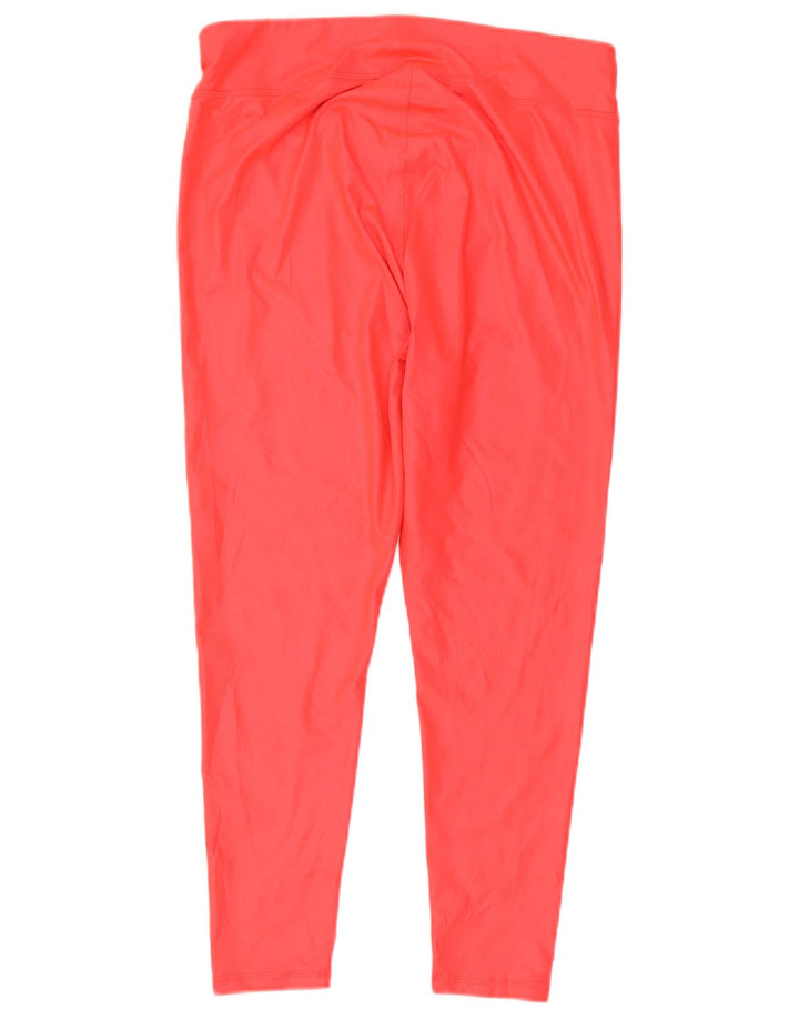 Puma Leggings Capri para Mujer UK 40 Grande Poliéster Rojo
