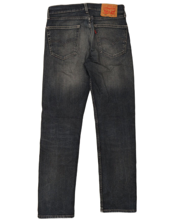 Levi's Vaqueros rectos de corte regular 505 para hombre W30 L32 Azul marino