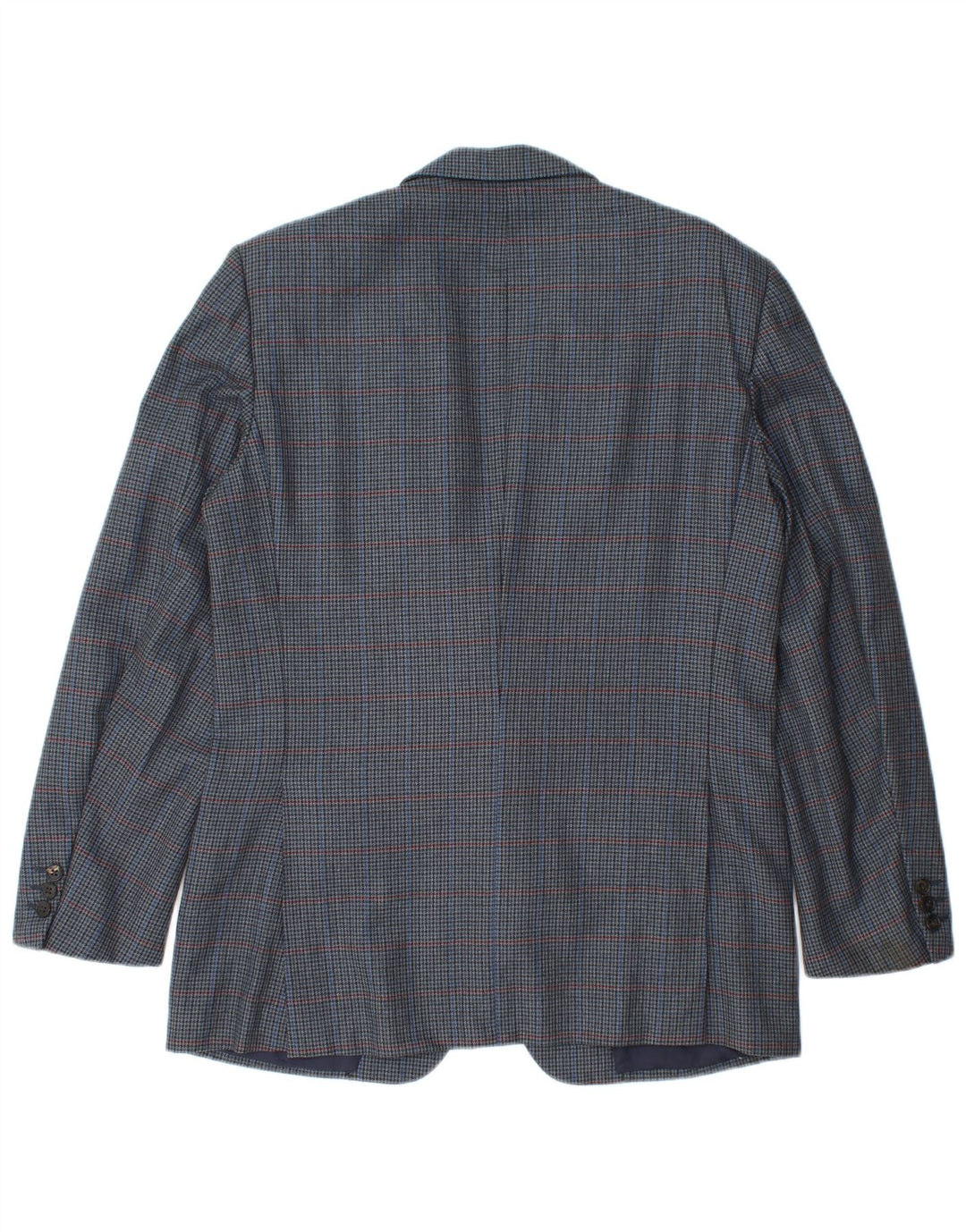 Chaqueta tipo blazer para hombre Burberrys IT 48 Lana de pata de gallo azul marino mediana