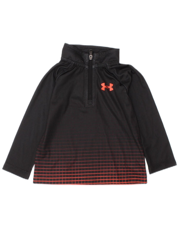 UNDER ARMOUR Chándal tipo jersey para bebés de 6 a 9 meses, color negro geométrico
