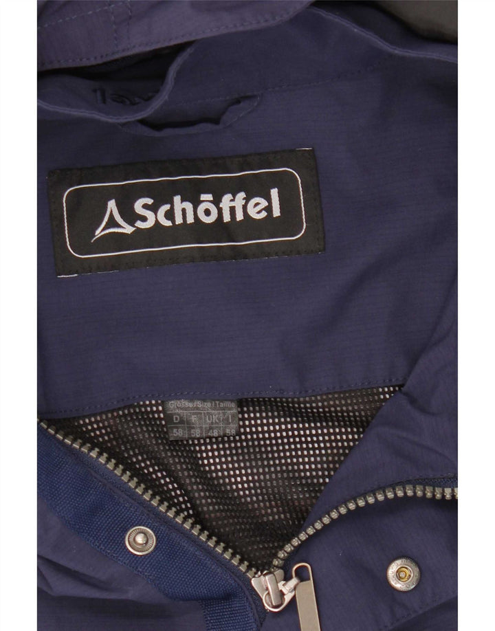 Schoffel Chaqueta utilitaria con capucha para hombre UK 48 4XL Azul marino