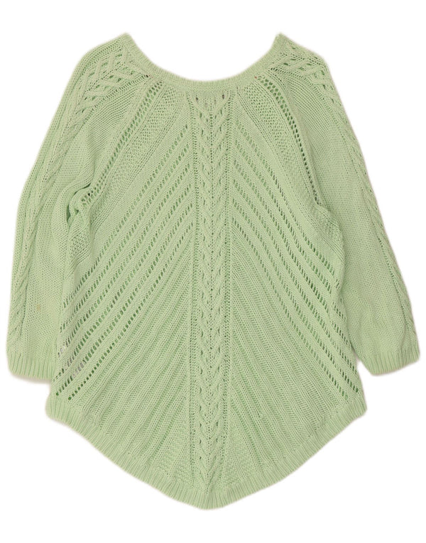 Marks & Spencer Jersey asimétrico con Cuello en V para Mujer UK 40 XL Verde