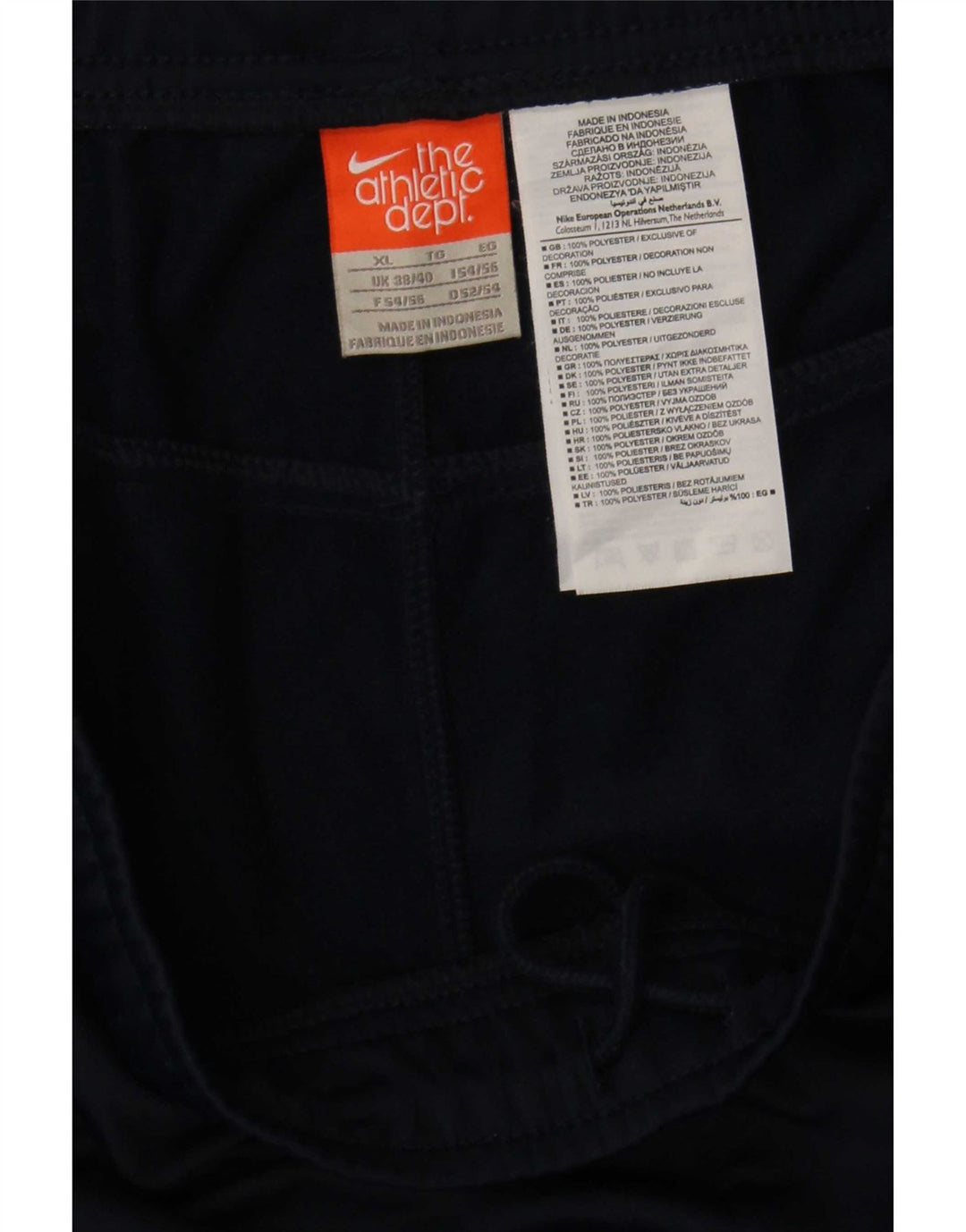 Pantalón De Chándal Nike Hombre XL Azul Marino Poliéster